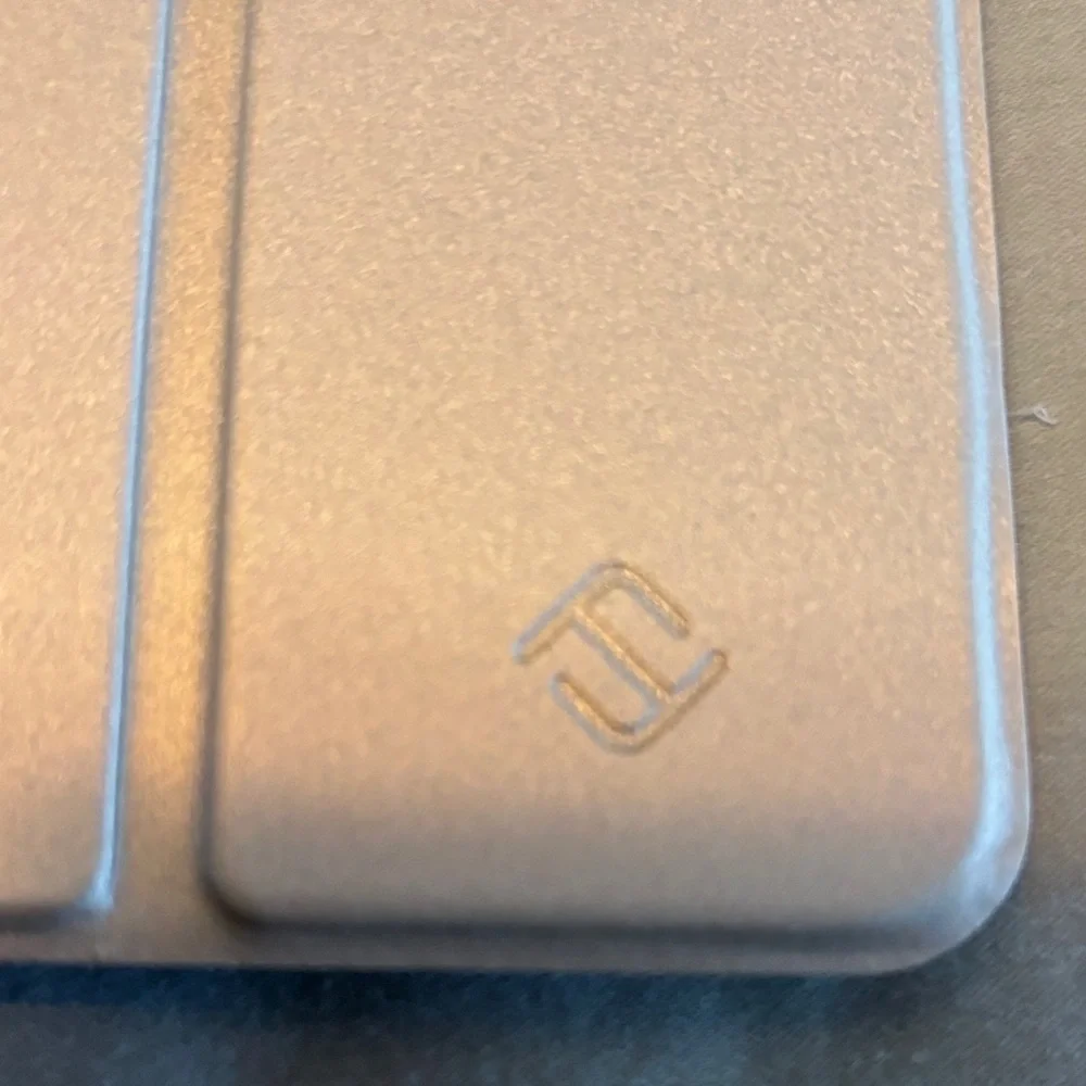 Elegant Silver Tablet Cover